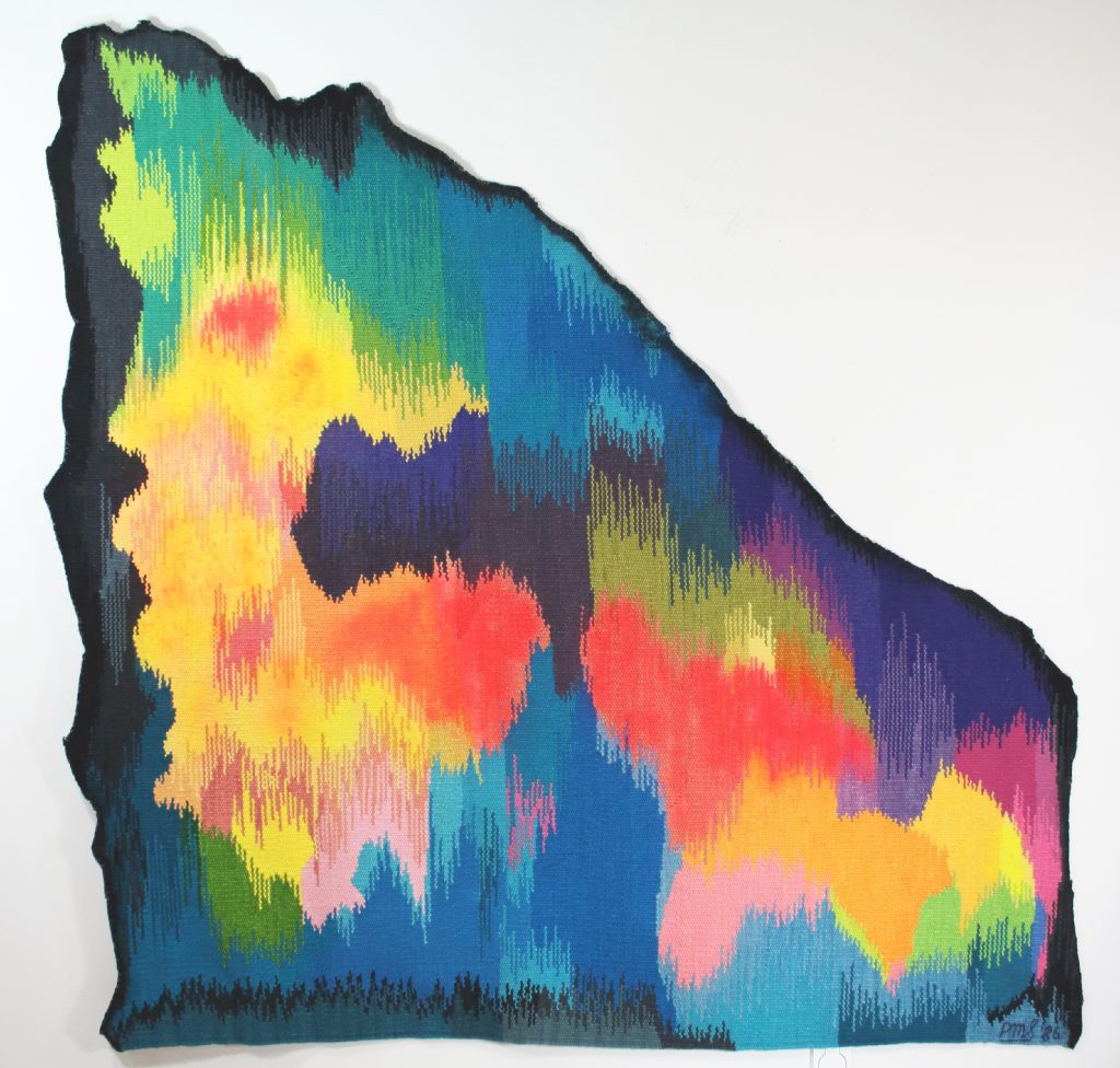 LAKE DWELLERS SACRED COVE-1986-tapestry wool & cotton-336068 - 185 cm X 185 cm