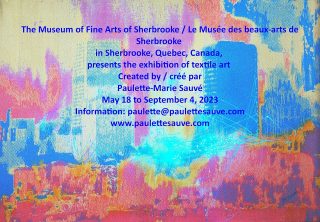 Vibrations on Fibers Retrospective, by Paulette-Marie Sauvé